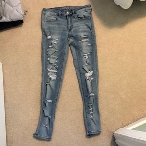 American Eagle size 6 regula super stretch jeans